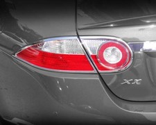 Chrome trim set for Tail Light for Jaguar XK XKR 07-2014 trims only NOT lights )