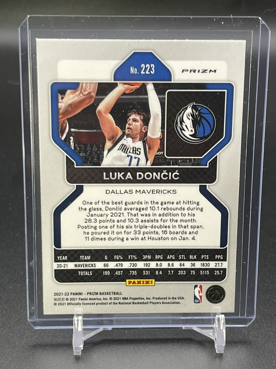 2021-22 Panini Prizm LUKA DONCIC SILVER PRIZM DALLAS