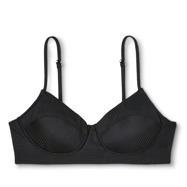ribbed bralette bikini top