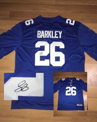 saquon barkley autographed jersey