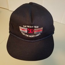Diet Pepsi 90 trucker hat strapback vintage vtg blue rope 1990 right time ones