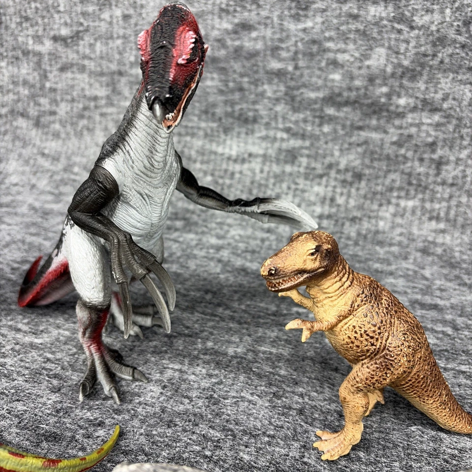 Lote de 10 dinosaurios de juguete Schleich - Stegasaurus, Raptor, Triceratops, ¡y más! Foto 2 de 4