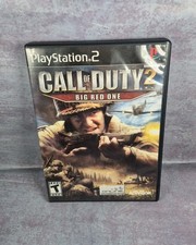 Call of Duty 2 Big Red One PS2 PlayStation 2 Game Complete w/ Case & Booklet