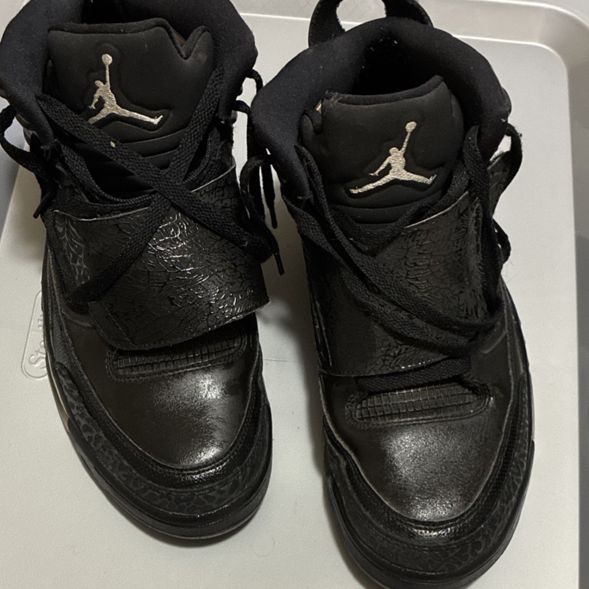 Size 7 - Jordan Son of Mars Black Cat 2017 Jordan Son Of Mars Black Metallic Men main image 2