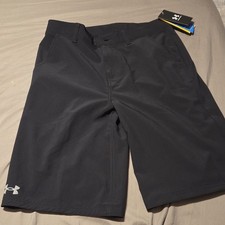 Under Armour Amphibious Athletic Shorts Boys Black Size 18 UASGK38F-001