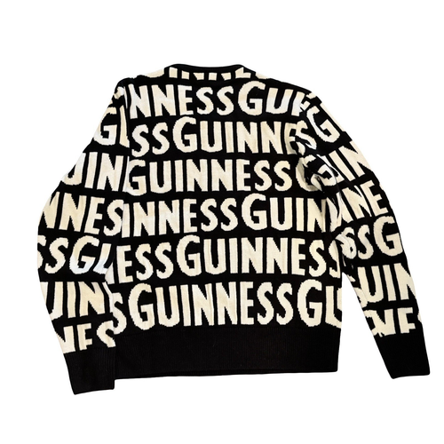 Guinness Beer Knit Sweater size Large All Over - Picture 2 of 4