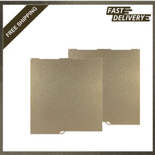 256x268mm PEI Sheet for 3D Printer, Dual Sided Textured Bed Plate for Resin and