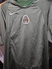 Rare Nike Total 90 Mexico National Team Soccer Jersey Training Green Mens Small