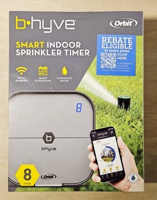   Orbit b Hyve 8 Station Smart Wi-Fi Indoor Smart Sprinkler Timer | 57925 | NEW