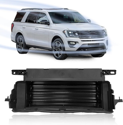 Front Lower Active Grille Shutter W/Motor Compatible with FORD EXPEDITION 2018-2