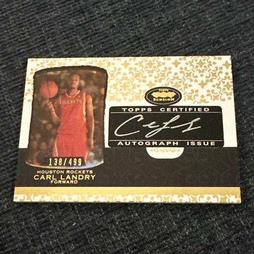 Carl Landry 2007-08 Topps Certified Echelon Auto 138/499 Houston Rockets-NBA