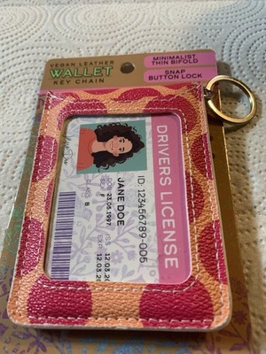 Vegan Wallet Key Chain