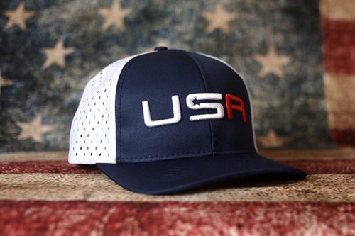 Team USA Trucker Hat, USA Unisex One Size Fits Most Hat Navy/White - Picture 3 of 7