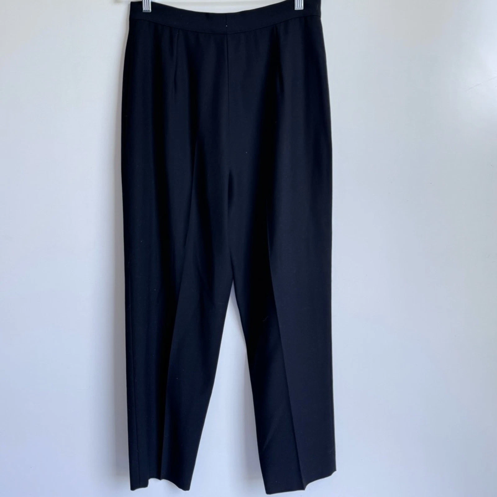 Pantalone donna Valentino Miss V chiusura zip pieghe davanti gamba dritta taglia 14