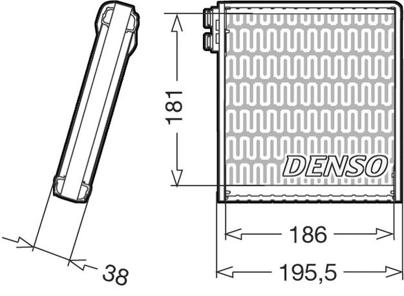 Denso Dev09103 Air Conditioning Evaporator - Image 4
