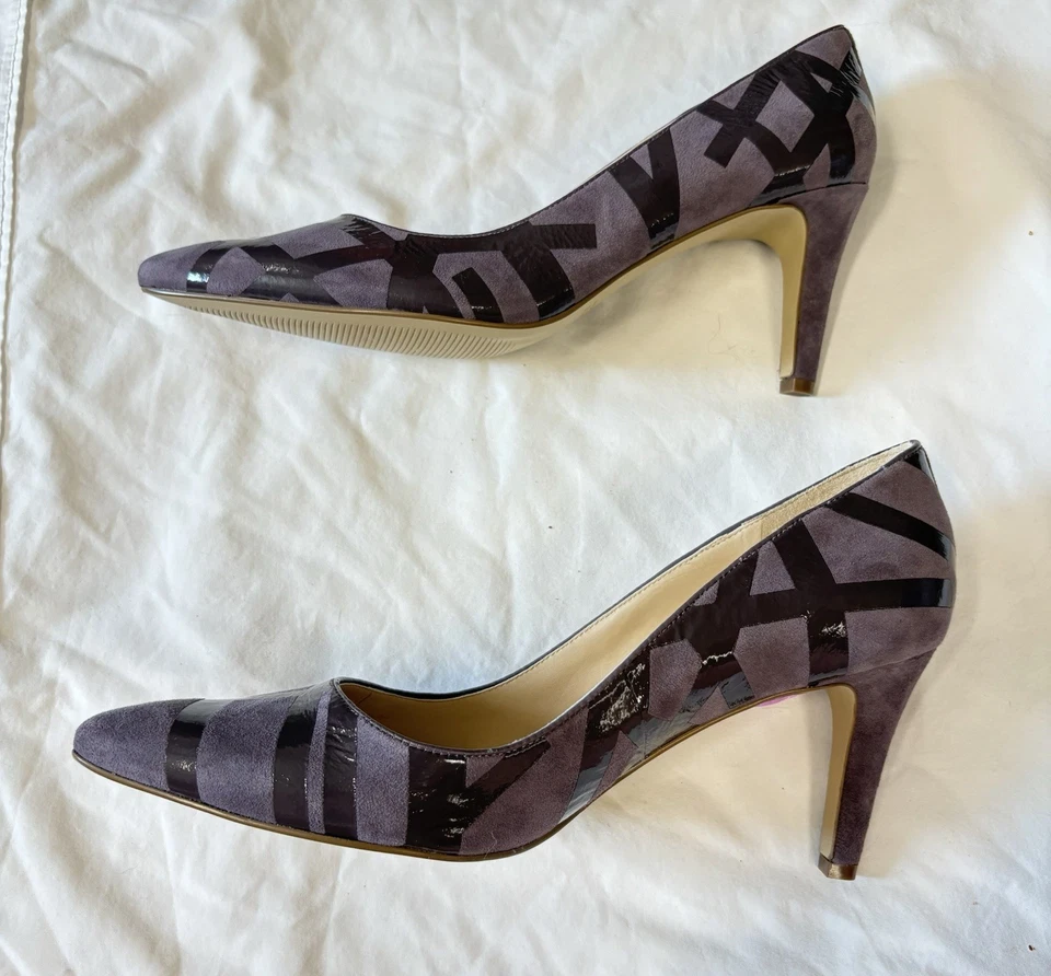 Zapatos de tacón de aguja Rockport adiPRENE de Adidas púrpura geométricos puntiagudos-10 Foto 4 de 4