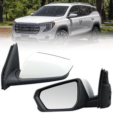 Driver Side Mirror Compatible with 2018-2024 Chevy Equinox GMC L-5Pins White