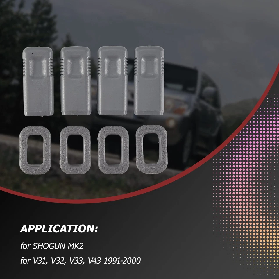 4 Set Door Lock Pin Set +Holding for Montero V31 V32 V33 V431928 - Image 2 of 4