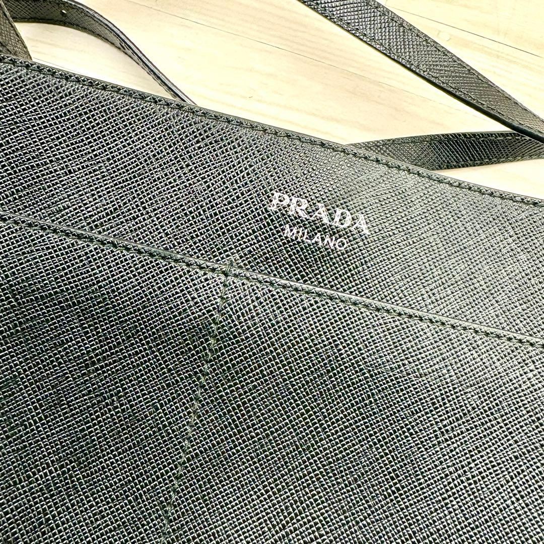 Condition PRADA Shoulder Bag Shoulder Pouch Saffiano thumbnail 5