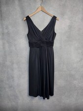 JOHN LEWIS WOMAN DRESS SIZE 12. GRECIAN LBD, STRETCH MIDI, SLEEVELESS. VGC