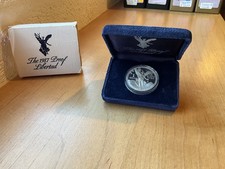 1987 Mo Mexico Libertad Onza 1 oz Proof 99.9 % Silver Original Box and COA 08199