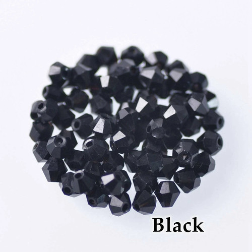 3mm 500pcs Faceted Bicone Crystal Glass Beads Loose beads Jewelery making