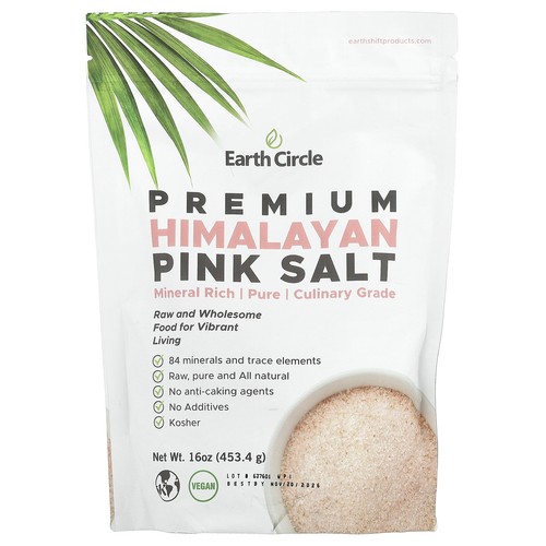 Premium Himalayan Pink Salt, 16 oz (453.4 g)