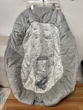 Graco Simple Sway Baby Swing Replacement Part Fabric Seat Cover Gray Animals