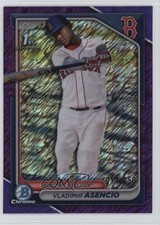 2024 Bowman Chrome Prospects Purple Shimmer Refractor /250 Vladimir Asencio 12ew
