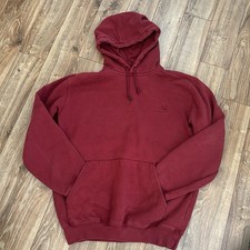 Vintage Carhartt K184 DKR Pullover Red Sweatshirt Hoodie in Size M