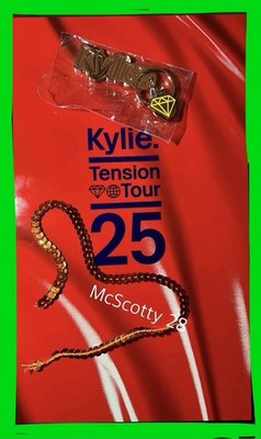 KYLIE MINOGUE, Tension Tour Berlin, 1 Dress String, 1 Bag, Scraps, Keyring XMAS