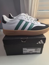 adidas Barreda Men's Low Top Lace-Up Colorblock Sneakers White/Green JR1323