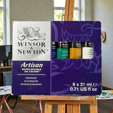 Winsor Newton Artisan Water Mixable Oil Color Beginners Set - 6x21ml Tubes