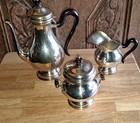 buccellati sterling silver tea pot set of 3