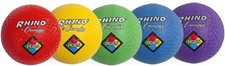 Champion Sports Rhino Playground Ball Set, 8.5" Two-Ply, Assorted Set of 5