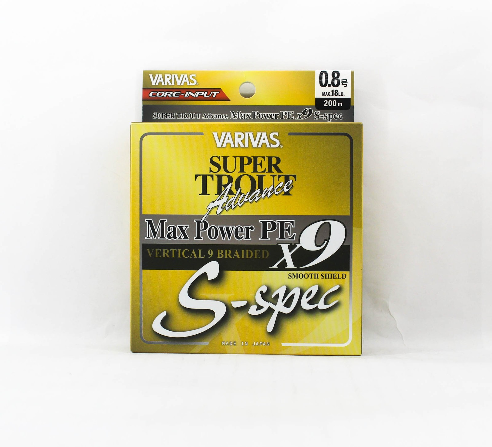 Varivas P.E Line Super Trout Advance Max Power X9 200m P.E 0.8 18lb (9444)