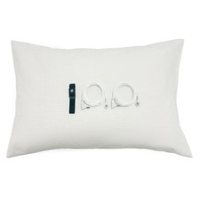 White 10 sliver Conductive Grounding Pillowcase for Better Sleep Stress Reduce