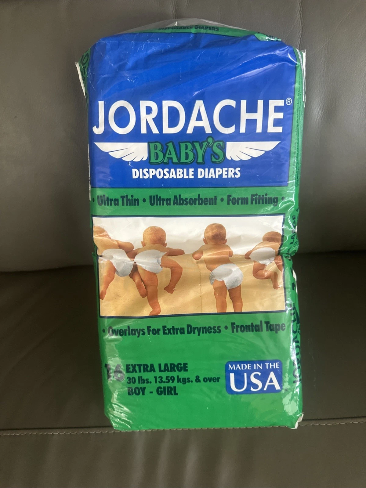 Sealed Bag 16 Jordache Extra Large Vintage Plastic Diapers
Opens in a new window or tab