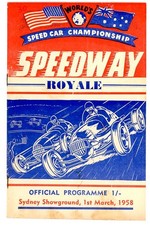 Speedway Royale  - Sydney Showground -  6 x Programmes - 1958/64/68 - Lot 4