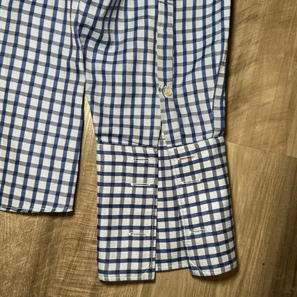 Pink Thomas Pink Slim Fit Prestige French Cuffed Button Down - 18.5 (2XL) - Image 4 of 4