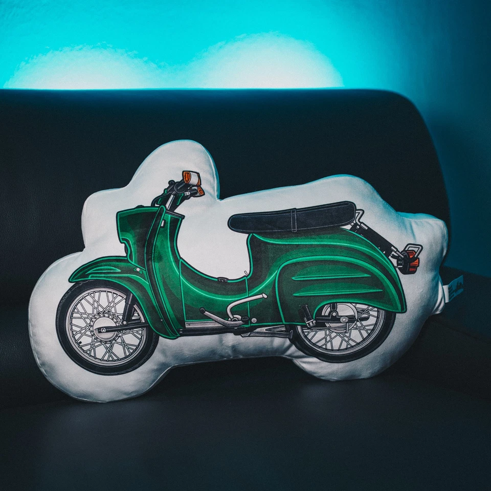 Sofakissen - Simson* Schwalbe KR51 - grün - Bild 3 von 3