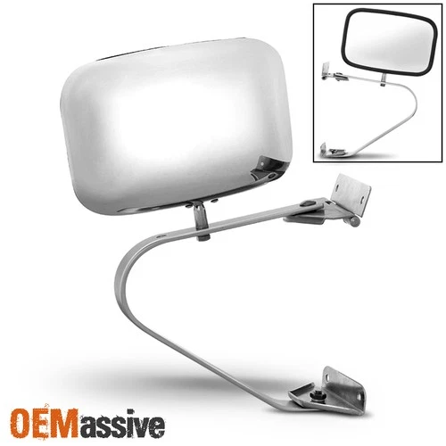 Fit 1 x [Left or Right] Bronco F-Series Truck Ranger Chrome Manual Side Mirror
