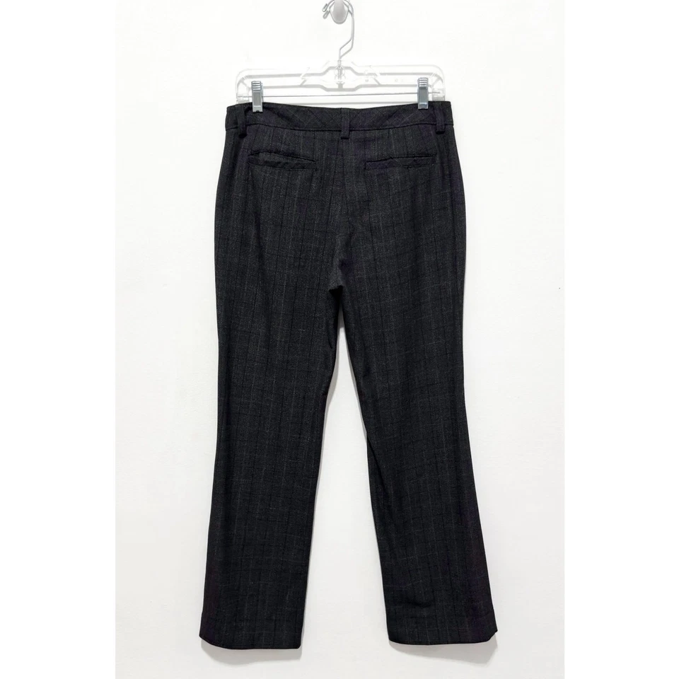 Pantalones de vestir Bass Heritage Fit - para mujer color carbón, cuadros, tiro medio (talla 6) Foto 2 de 3