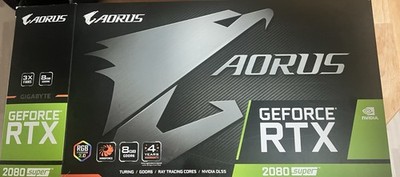 GIGABYTE AORUS GeForce RTX 2080 SUPER 8GB GDDR6 Grafikkarte HDMI DP, USB-C PCI-E