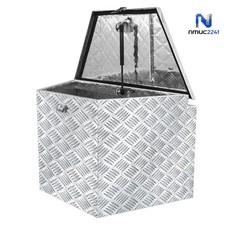 34 Aluminum Tongue Tool Box Bed Trailer Truck Pickup Underbed Storage W Lock