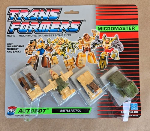 Battle Patrol Transformers Micromasters 1988 Hasbro Action Figure NEW MOSC