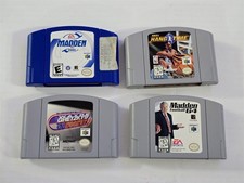 S-91 VINTAGE ORIGINAL NINTENDO 64 MADDEN 2001 NBA HANGTIME MADDEN 64 ETC