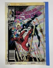 Spectacular Spider-Man 137 Color Separation Films 3M Comic Cover Production Art