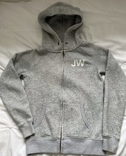 Ladies Jack Wills Grey Full Zip Hoodie Size 6