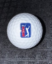PGA Tour Mastercard Dual Vintage Logo Golf Ball